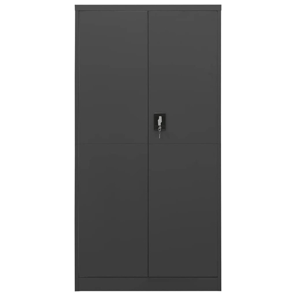 vidaXL Φοριαμός Ανθρακί 90 x 40 x 180 εκ. Ατσάλινος