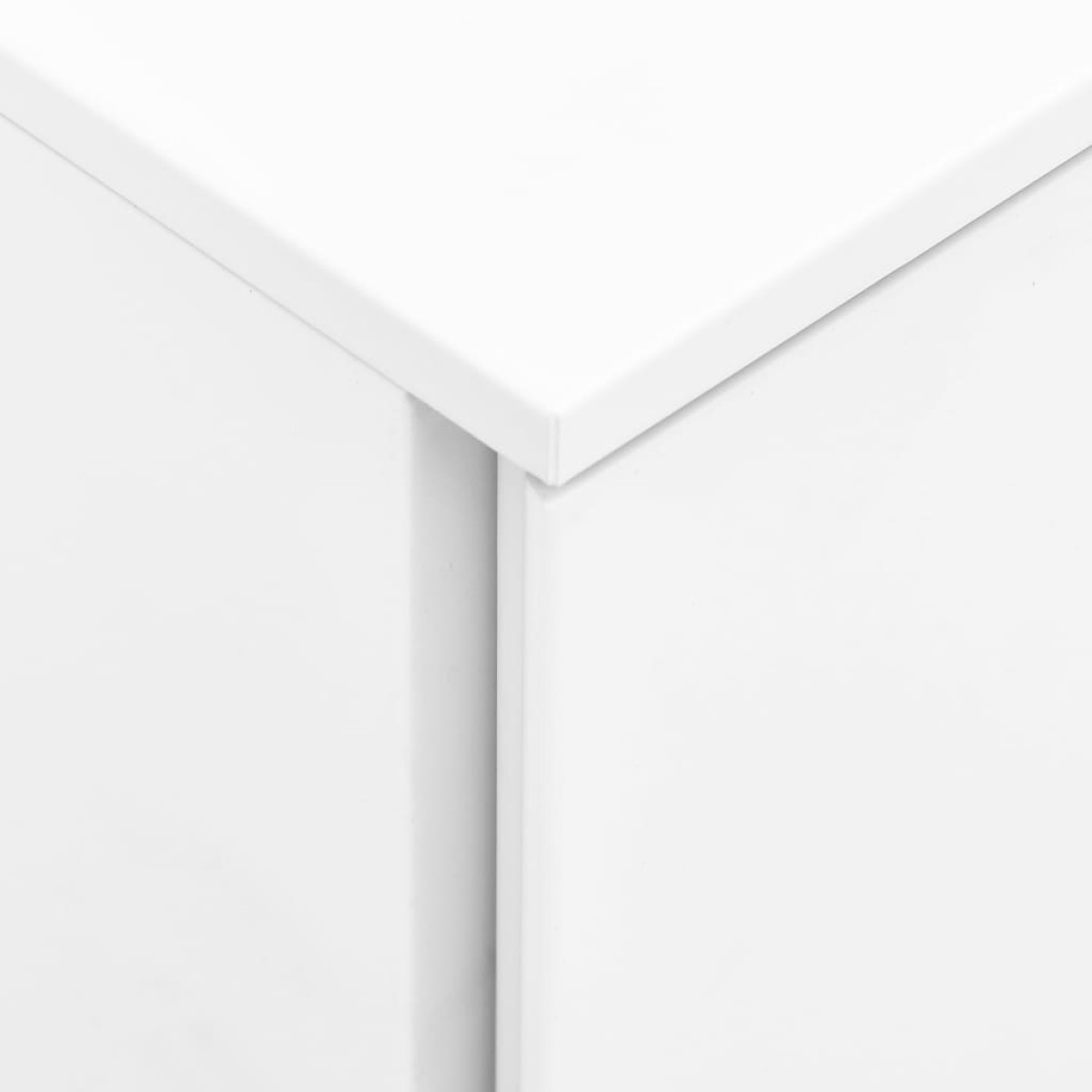 vidaXL Αρχειοθήκη Φορητή Λευκή 39 x 45 x 67 εκ. Ατσάλινη