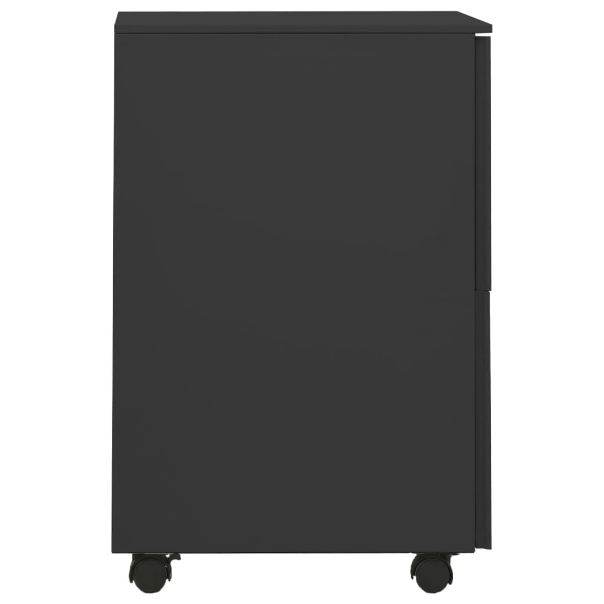 vidaXL Αρχειοθήκη Φορητή Ανθρακί 39 x 45 x 67 εκ. Ατσάλινη