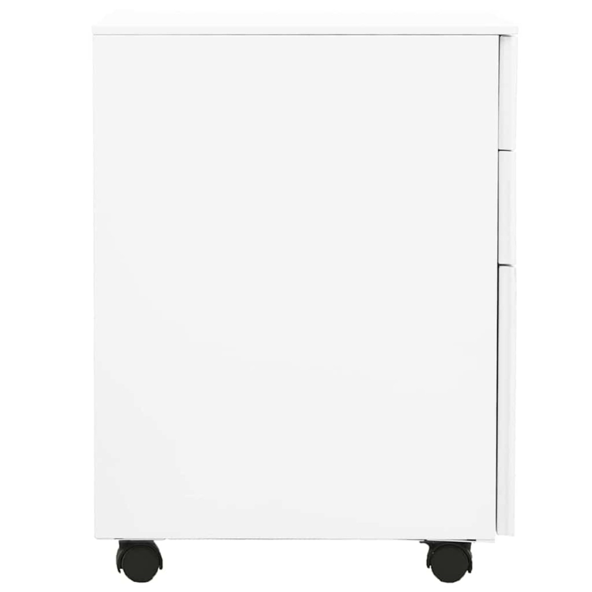 vidaXL Αρχειοθήκη Φορητή Λευκή 39 x 45 x 60 εκ. Ατσάλινη