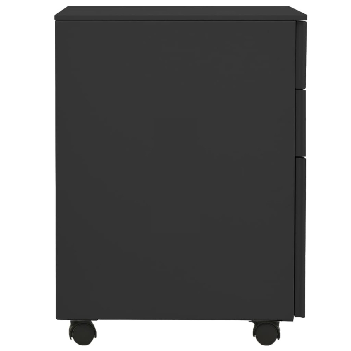 vidaXL Αρχειοθήκη Φορητή Ανθρακί 39 x 45 x 60 εκ. Ατσάλινη