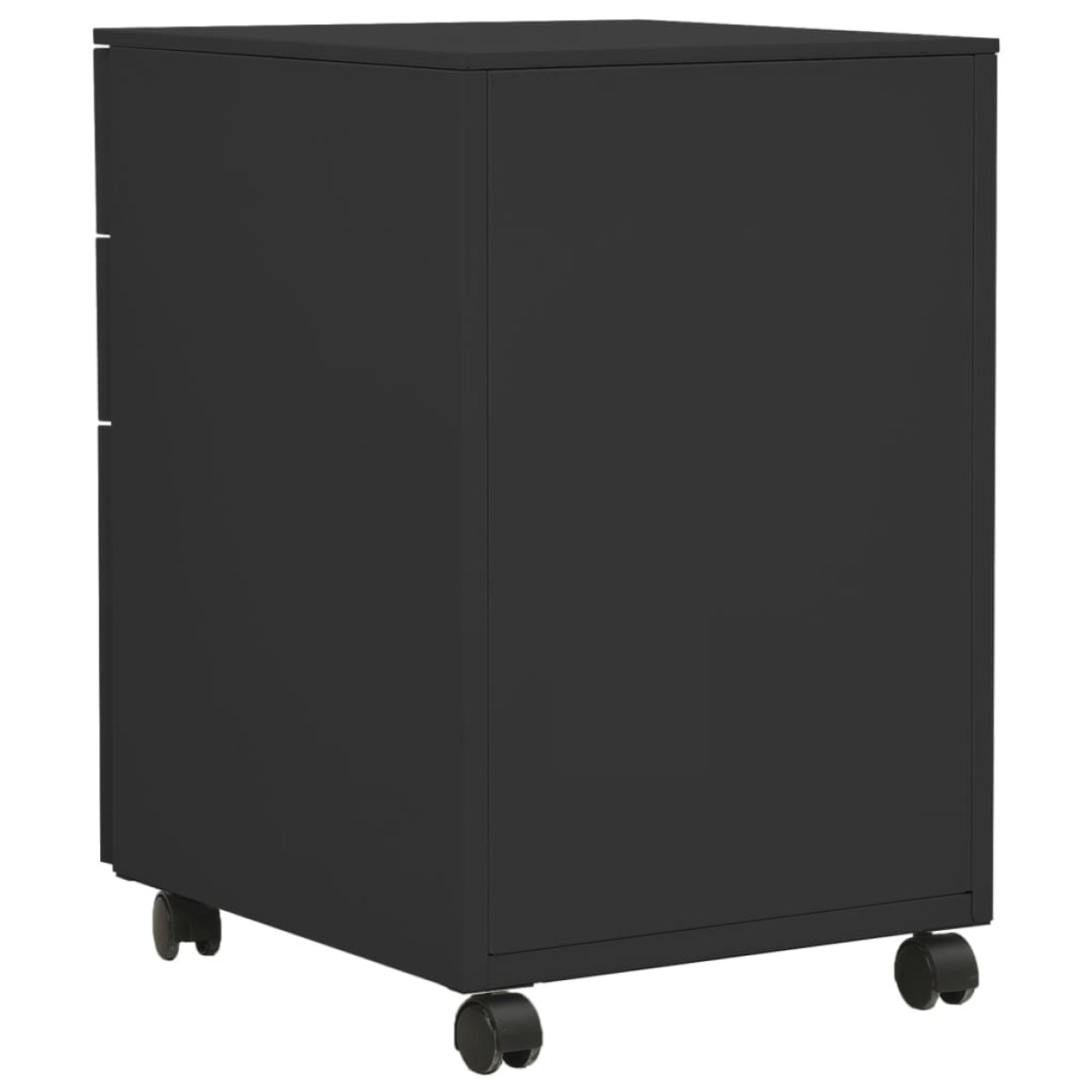 vidaXL Αρχειοθήκη Φορητή Ανθρακί 39 x 45 x 60 εκ. Ατσάλινη
