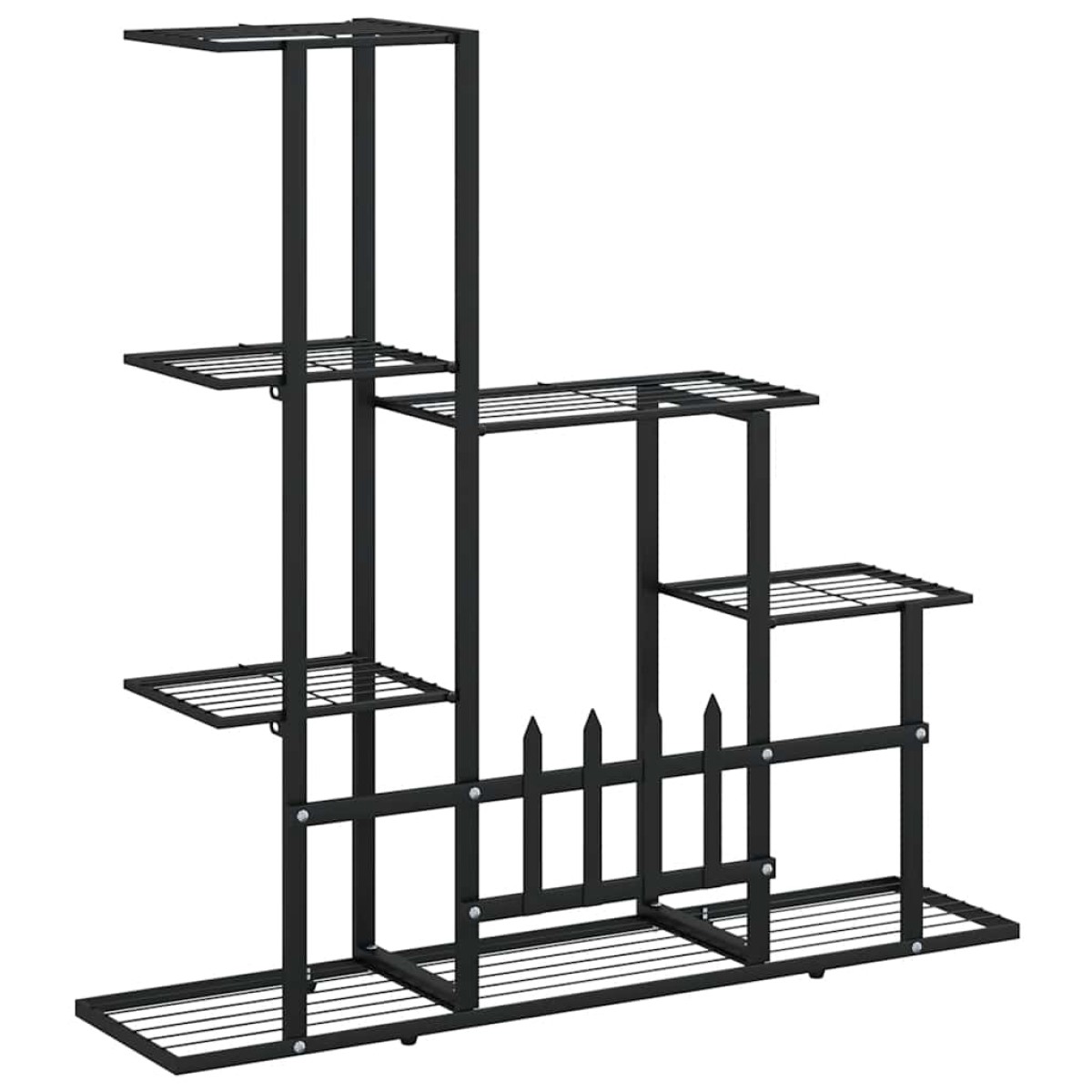 vidaXL Ανθοστήλη Μαύρη 94,5 x 25 x 88 εκ. Μεταλλική