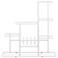vidaXL Ανθοστήλη Λευκή 94,5 x 25 x 88 εκ. Μεταλλική