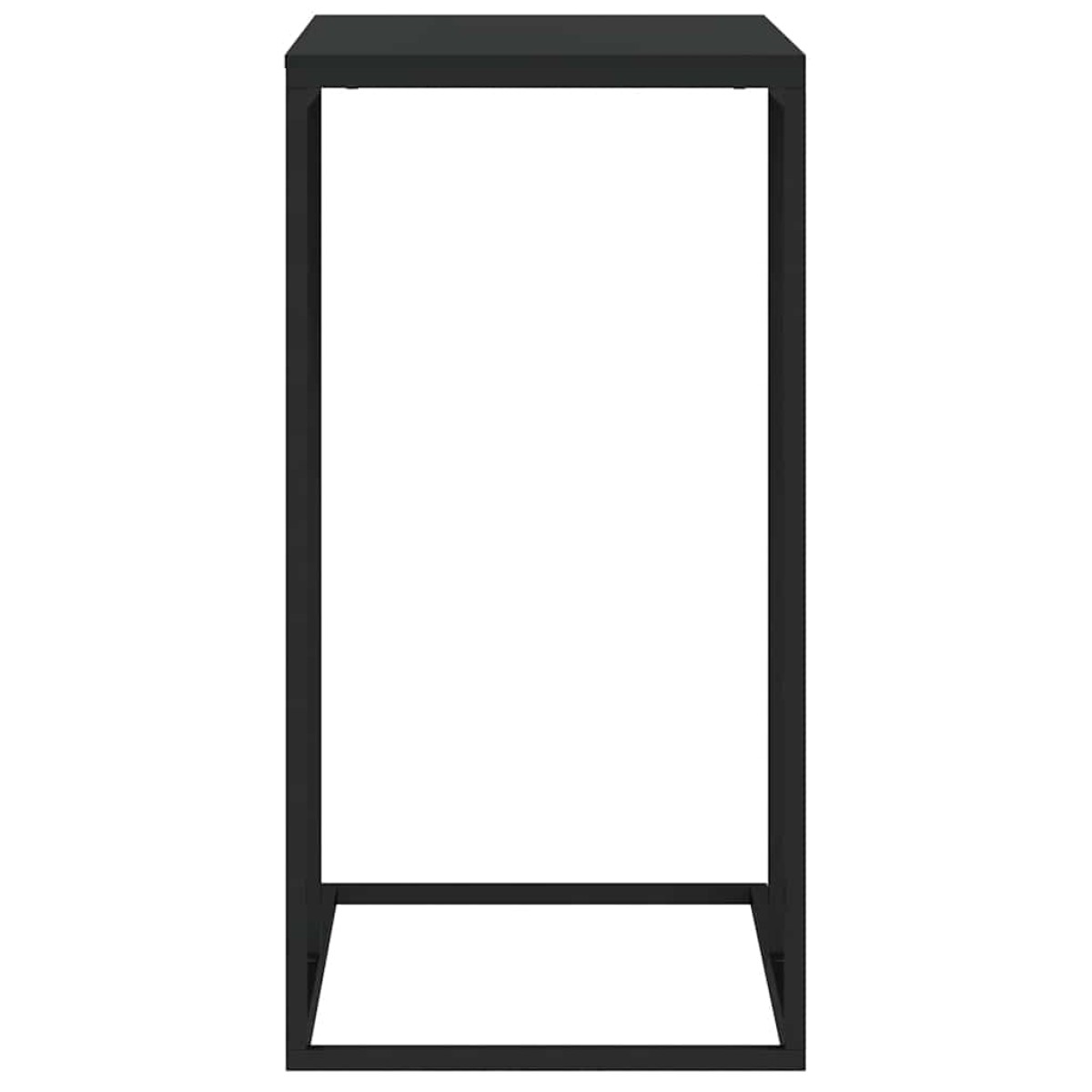 vidaXL Τραπέζι Βοηθητικό Μαύρο 40x30x59 εκ. από Επεξεργασμένο Ξύλο