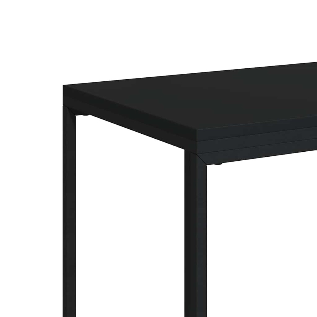 vidaXL Τραπέζι Βοηθητικό Μαύρο 40x30x59 εκ. από Επεξεργασμένο Ξύλο