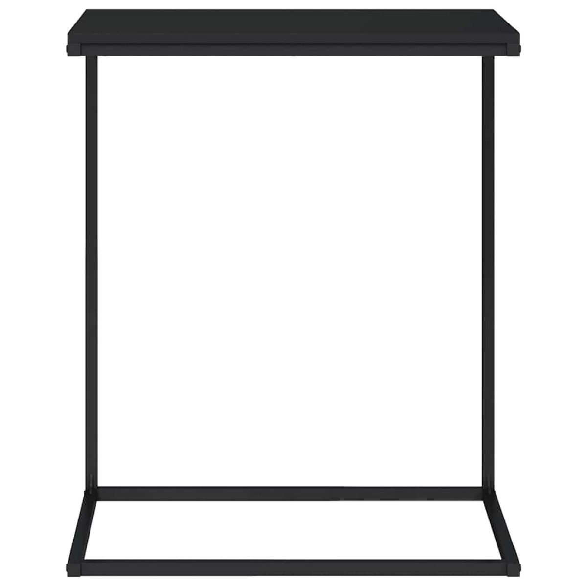 vidaXL Τραπέζι Βοηθητικό Μαύρο 55x35x66 εκ. από Επεξεργασμένο Ξύλο