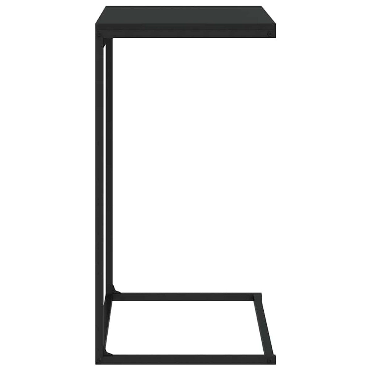 vidaXL Τραπέζι Βοηθητικό Μαύρο 55x35x66 εκ. από Επεξεργασμένο Ξύλο