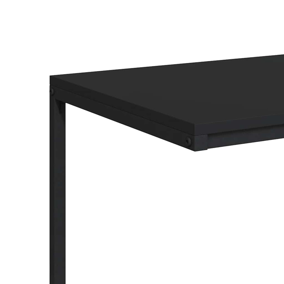 vidaXL Τραπέζι Βοηθητικό Μαύρο 55x35x66 εκ. από Επεξεργασμένο Ξύλο