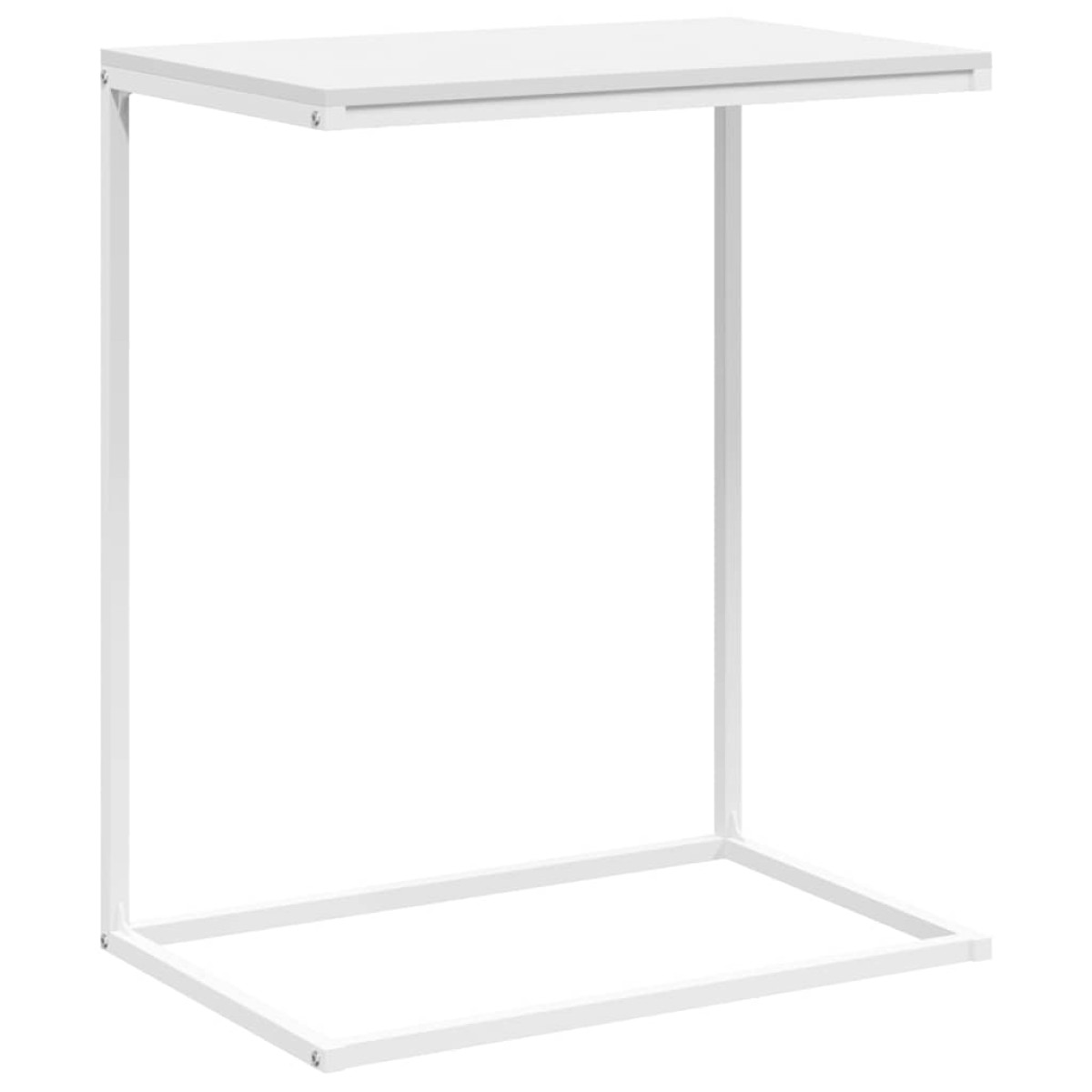 vidaXL Τραπέζι Βοηθητικό Λευκό 55x35x66εκ. από Επεξεργασμένο Ξύλο