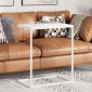 vidaXL Τραπέζι Βοηθητικό Λευκό 55x35x66εκ. από Επεξεργασμένο Ξύλο
