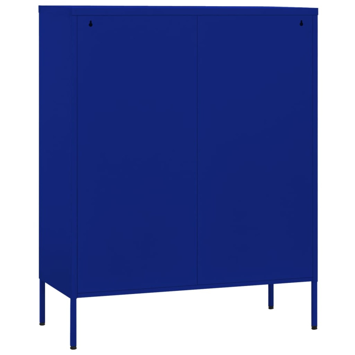 vidaXL Ντουλάπι Αποθήκευσης Ναυτικό Μπλε 80x35x101,5 εκ. από Ατσάλι