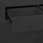 vidaXL Ντουλάπι Αποθήκευσης Ανθρακί 80 x 35 x 101,5 εκ. από Ατσάλι