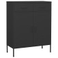 vidaXL Ντουλάπι Αποθήκευσης Ανθρακί 80 x 35 x 101,5 εκ. από Ατσάλι