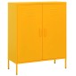 vidaXL Ντουλάπι Αποθήκευσης Μουσταρδί 80 x 35 x 101,5 εκ. Ατσάλινο