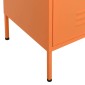 vidaXL Ντουλάπι Αποθήκευσης Πορτοκαλί 80 x 35 x 101,5 εκ. Ατσάλινο