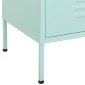 vidaXL Ντουλάπι Αποθήκευσης Χρώμα Μέντα 80 x 35 x 101,5 εκ. Ατσάλινο