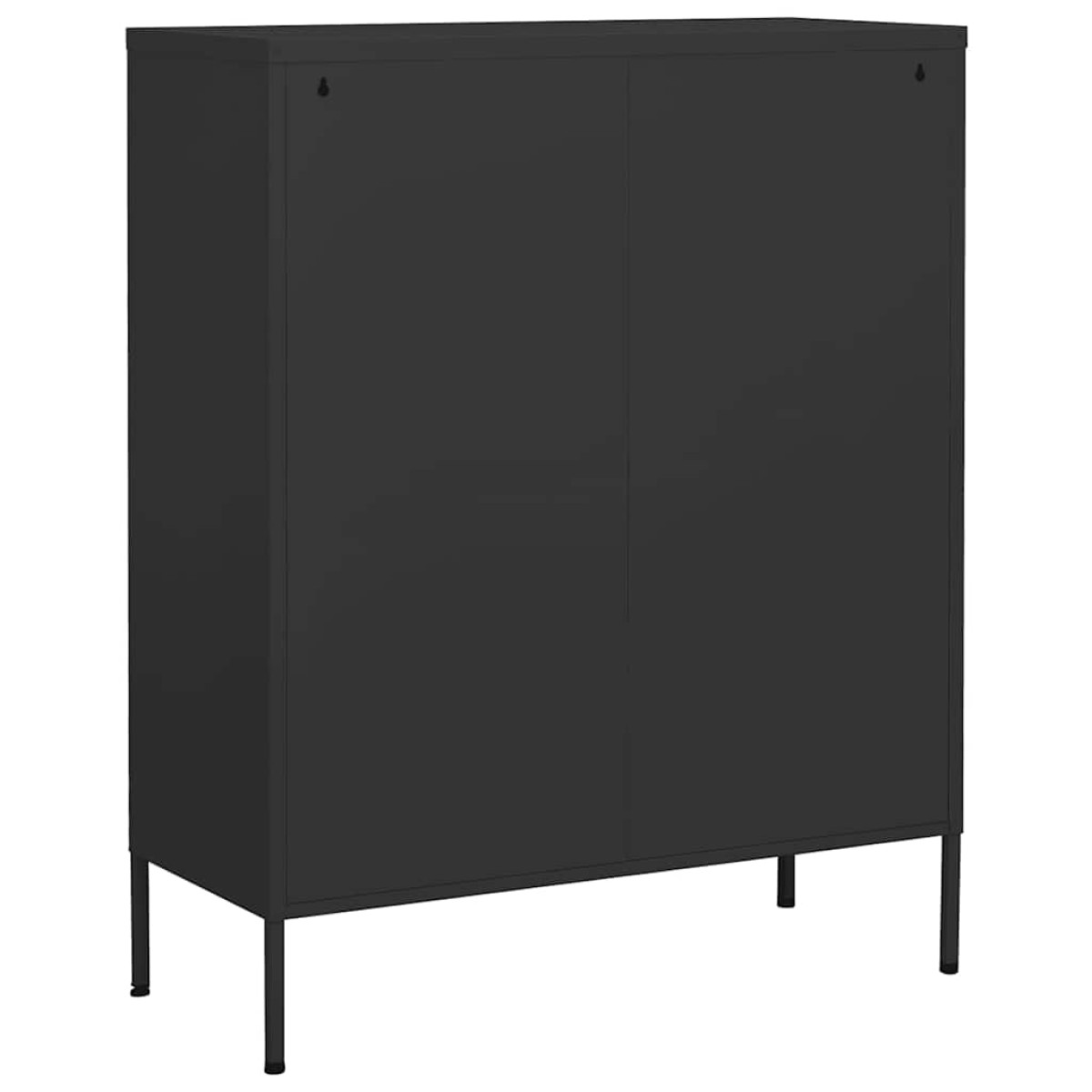 vidaXL Ντουλάπι Αποθήκευσης Ανθρακί 80 x 35 x 101,5 εκ. Ατσάλινο