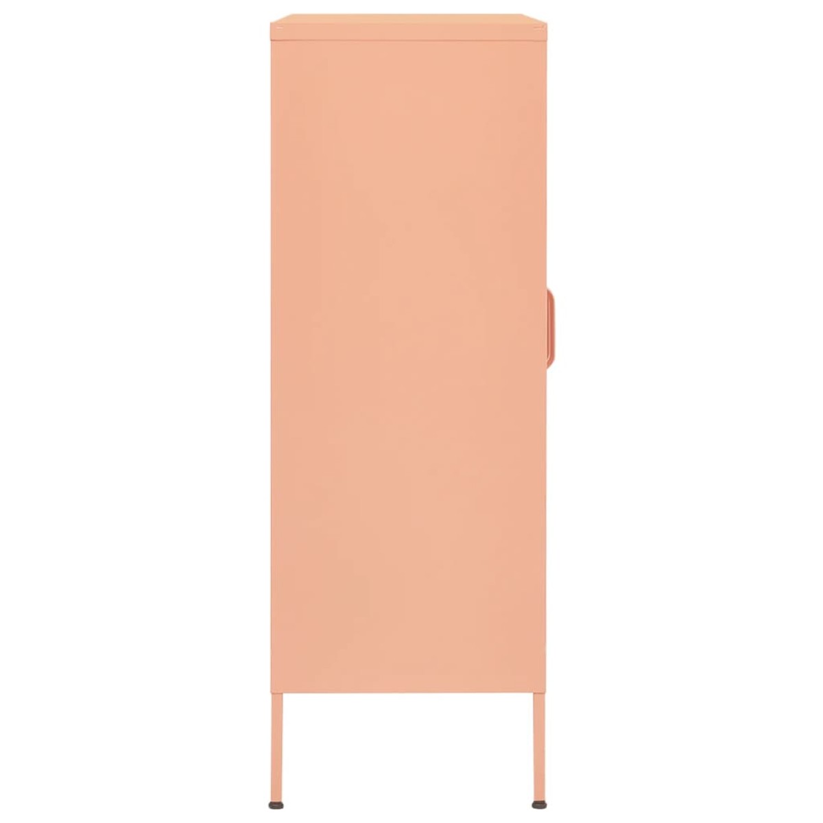 vidaXL Ντουλάπι Αποθήκευσης Ροζ 80 x 35 x 101,5 εκ. Ατσάλινο