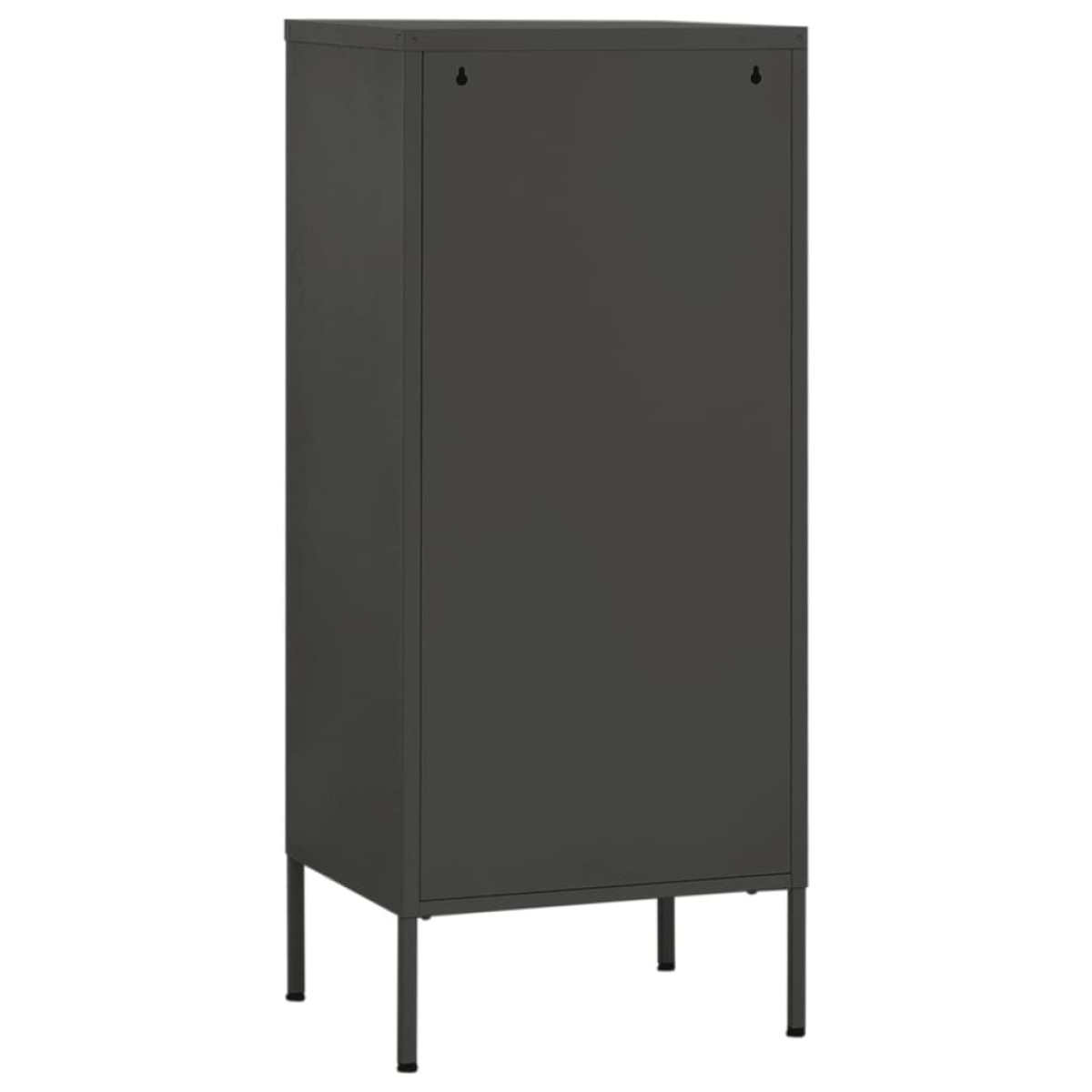 vidaXL Ντουλάπι Αποθήκευσης Ανθρακί 42,5x35x101,5 εκ. από Ατσάλι
