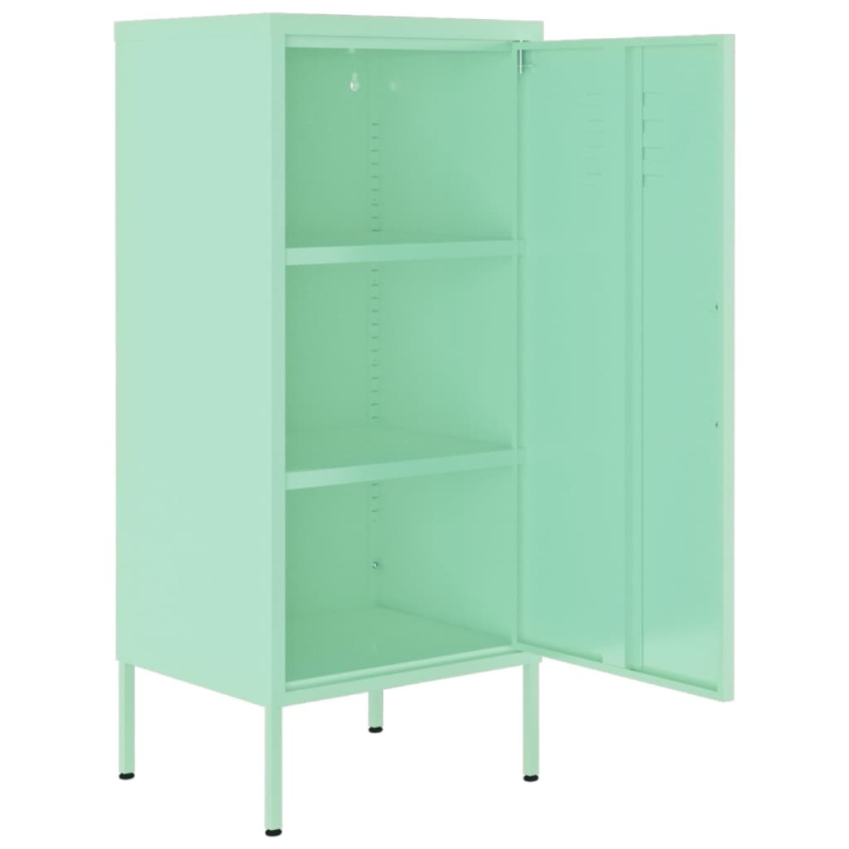 vidaXL Ντουλάπι Αποθήκευσης Xρώμα Mέντας 42,5x35x101,5 εκ. από Ατσάλι