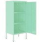 vidaXL Ντουλάπι Αποθήκευσης Xρώμα Mέντας 42,5x35x101,5 εκ. από Ατσάλι
