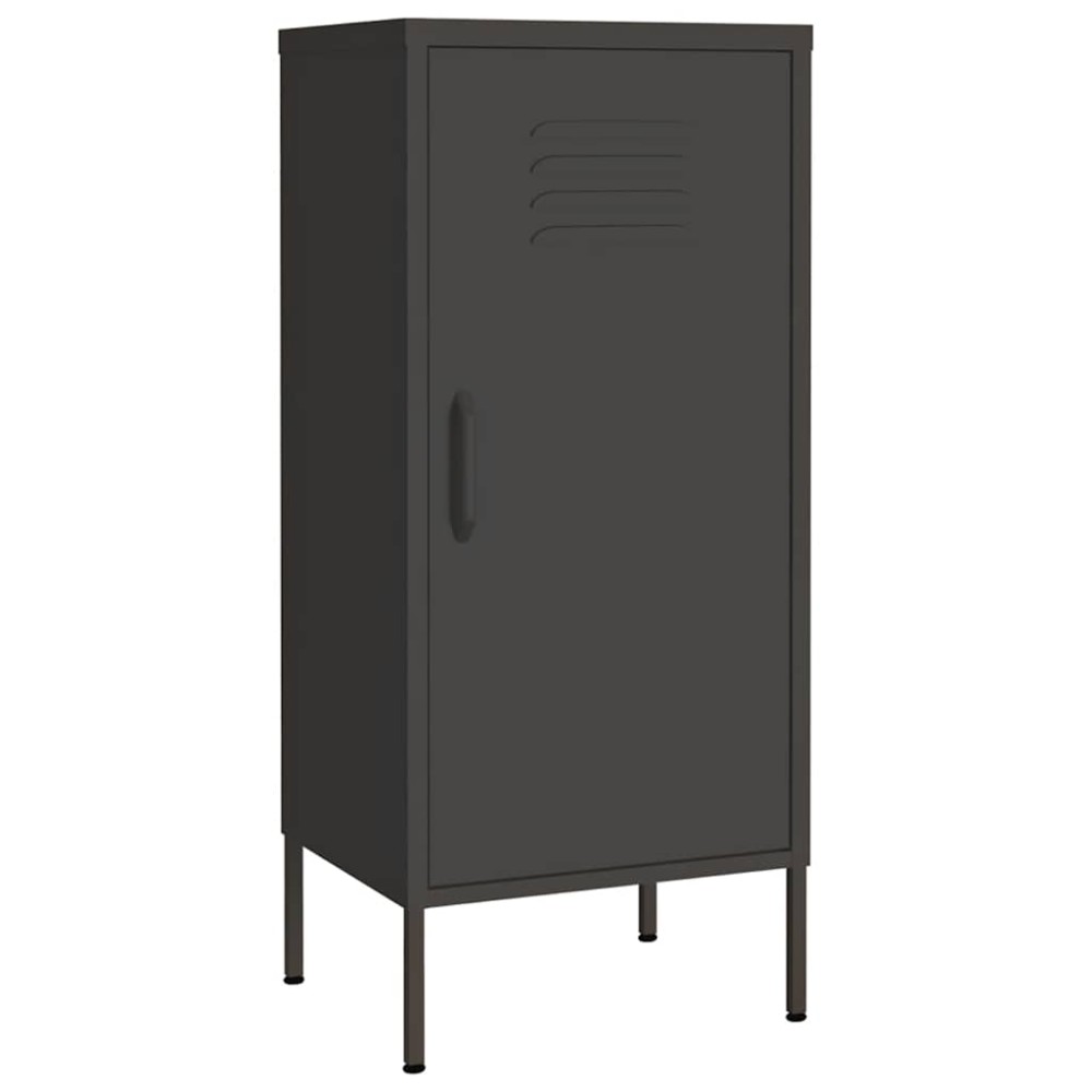 vidaXL Ντουλάπι Αποθήκευσης Ανθρακί 42,5x35x101,5 εκ. από Ατσάλι