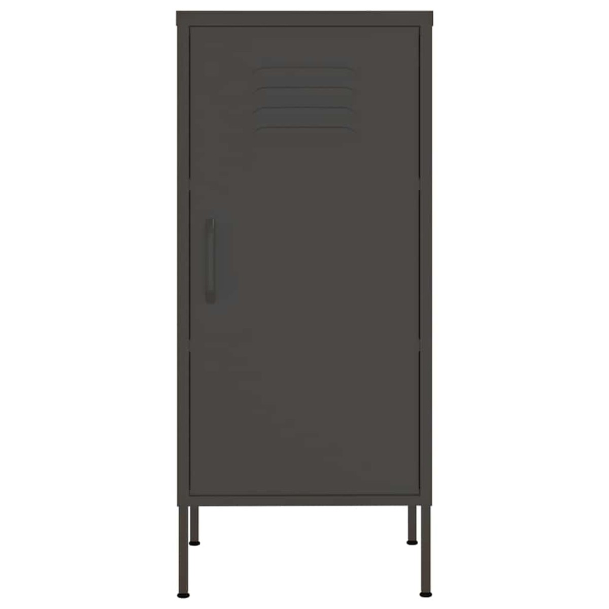 vidaXL Ντουλάπι Αποθήκευσης Ανθρακί 42,5x35x101,5 εκ. από Ατσάλι