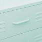 vidaXL Συρταριέρα Χρώμα Μέντα 80 x 35 x 101,5 εκ. από Ατσάλι