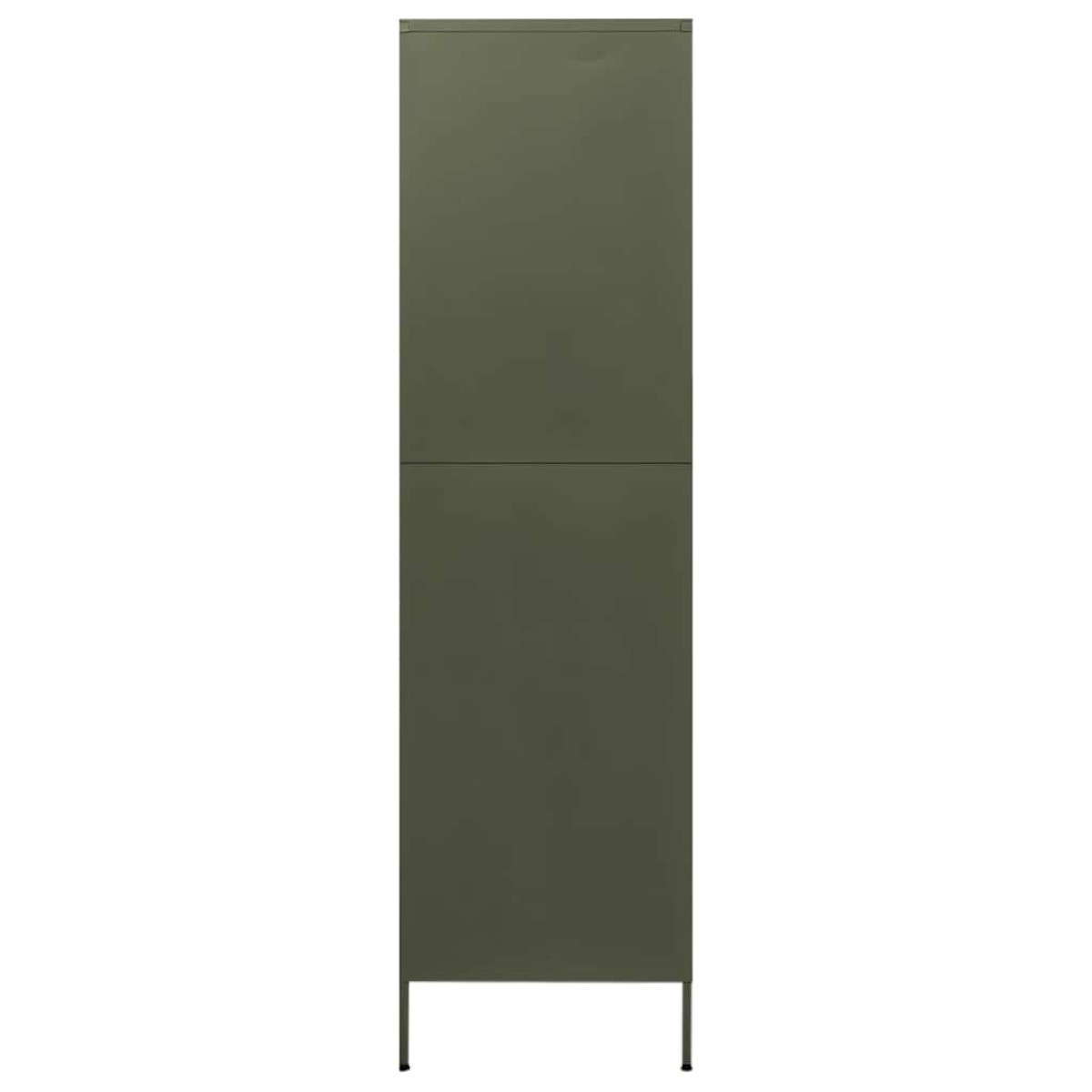 vidaXL Ντουλάπα Πράσινο Λαδί 90 x 50 x 180 εκ. από Ατσάλι