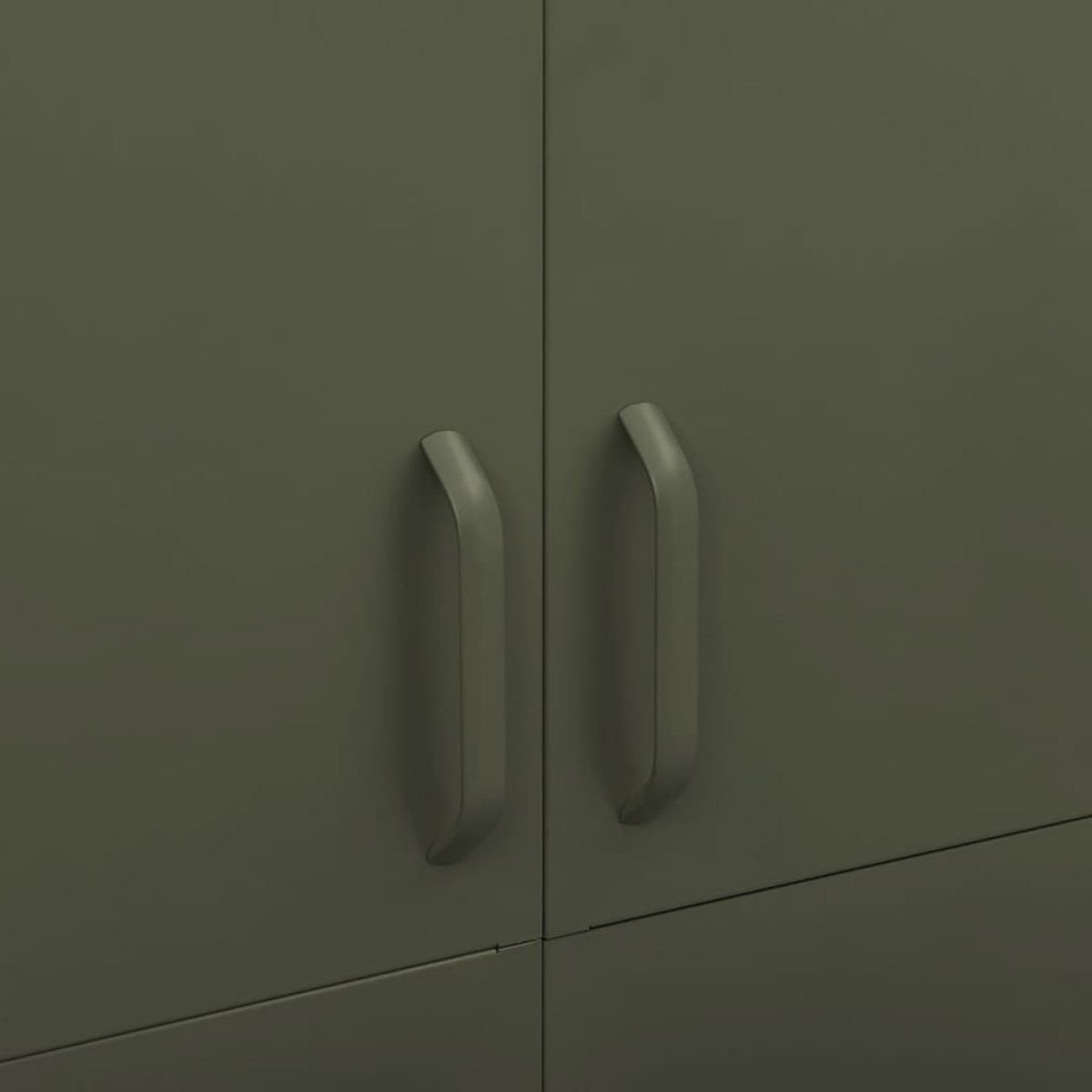 vidaXL Ντουλάπα Πράσινο Λαδί 90 x 50 x 180 εκ. από Ατσάλι
