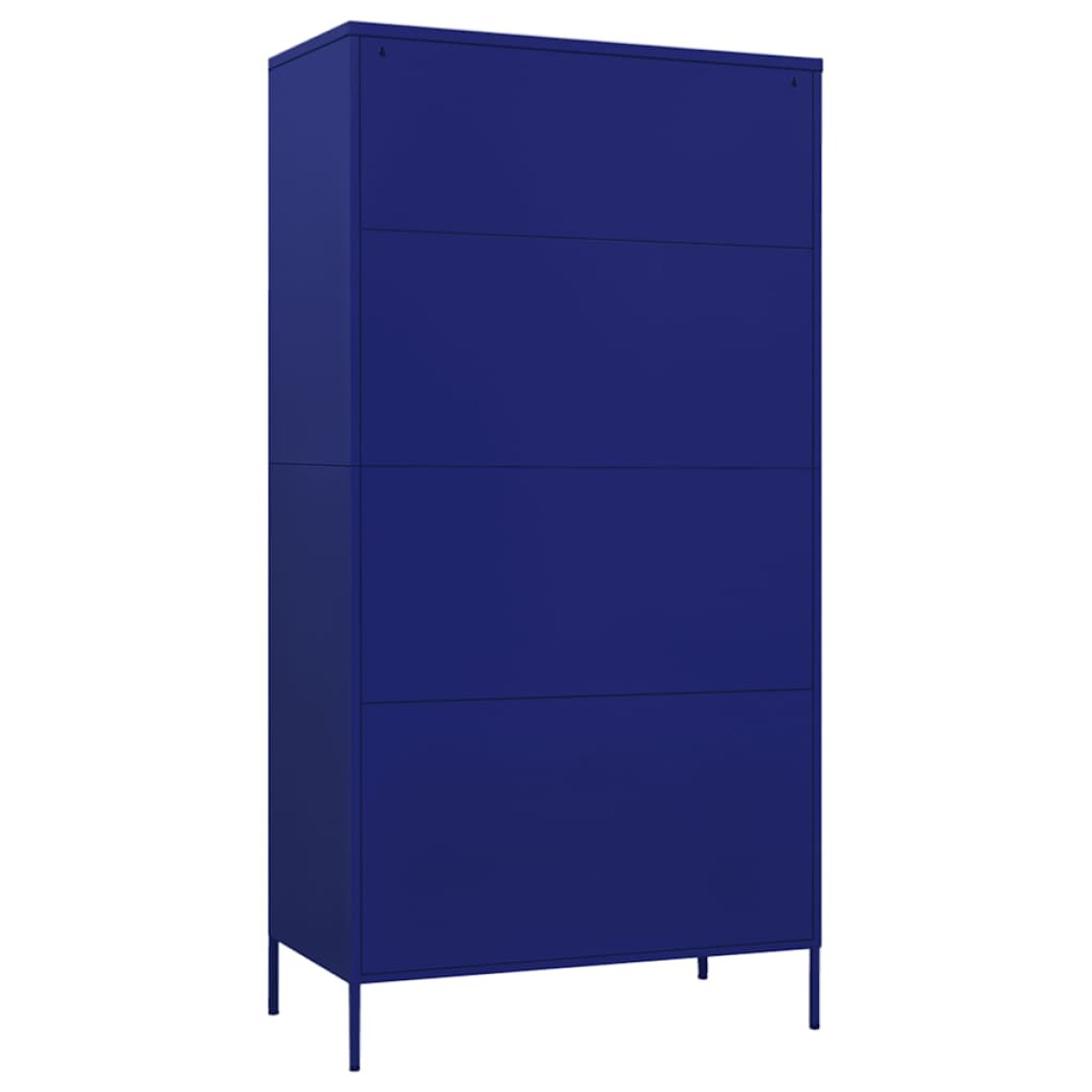 vidaXL Ντουλάπα Ναυτικό Μπλε 90 x 50 x 180 εκ. από Ατσάλι
