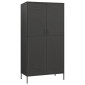 vidaXL Ντουλάπα Ανθρακί 90 x 50 x 180 εκ. από Ατσάλι