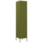 vidaXL Φοριαμός Πράσινο Λαδί 35 x 46 x 180 εκ. από Ατσάλι
