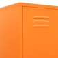 vidaXL Φοριαμός Πορτοκαλί 35 x 46 x 180 εκ. από Ατσάλι