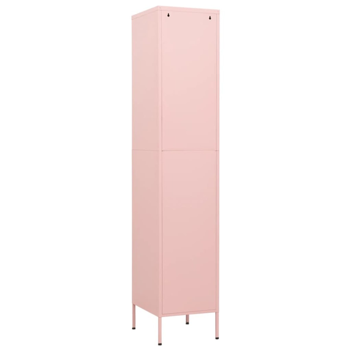 vidaXL Φοριαμός Ροζ 35 x 46 x 180 εκ. από Ατσάλι