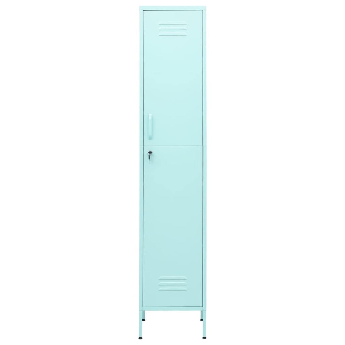 vidaXL Φοριαμός Χρώμα Μέντα 35 x 46 x 180 εκ. από Ατσάλι