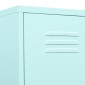 vidaXL Φοριαμός Χρώμα Μέντα 35 x 46 x 180 εκ. από Ατσάλι