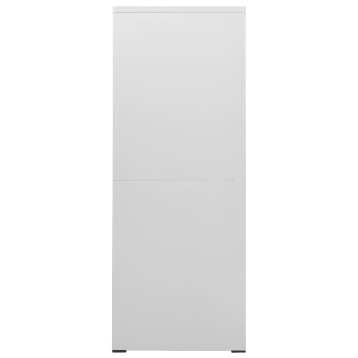 vidaXL Αρχειοθήκη Ανοιχτό Γκρι 46 x 62 x 164 εκ. από Ατσάλι