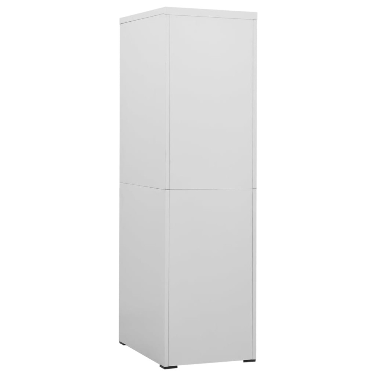 vidaXL Αρχειοθήκη Ανοιχτό Γκρι 46 x 62 x 164 εκ. από Ατσάλι