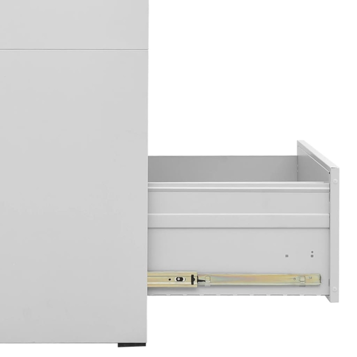 vidaXL Αρχειοθήκη Ανοιχτό Γκρι 46 x 62 x 164 εκ. από Ατσάλι