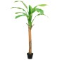 vidaXL Μπανανιά Τεχνητή Πράσινη 180 εκ. με Γλάστρα