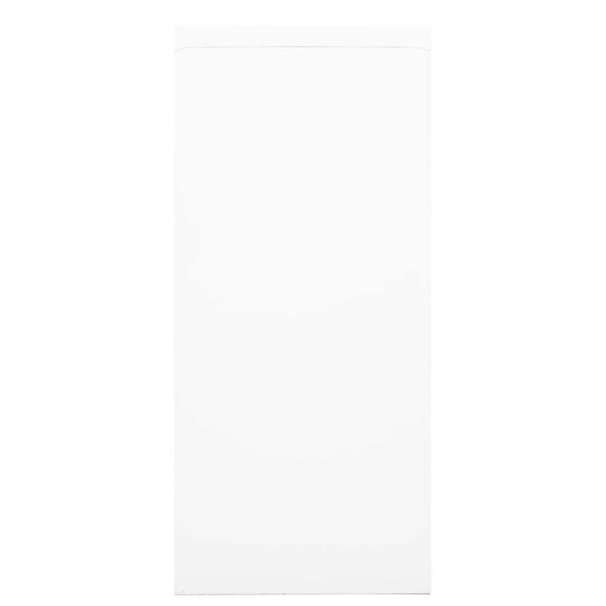 vidaXL Ντουλάπι με Συρόμενη Πόρτα Λευκό 90 x 40 x 90 εκ. Ατσάλινο