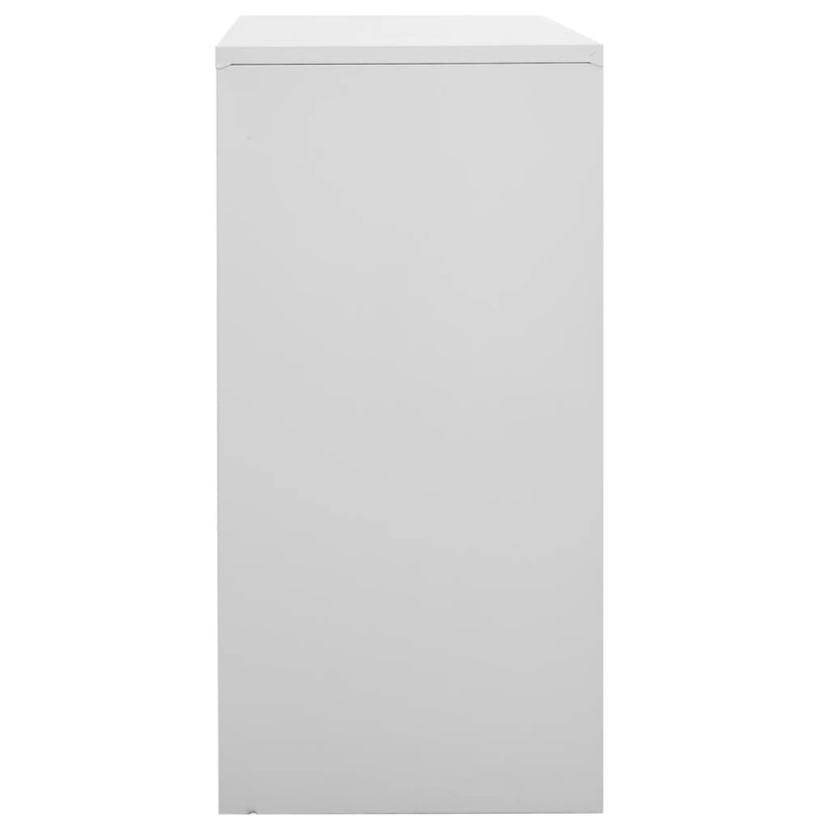 vidaXL Φοριαμός Ανοιχτό Γκρι 90 x 45 x 92,5 εκ. Ατσάλινος
