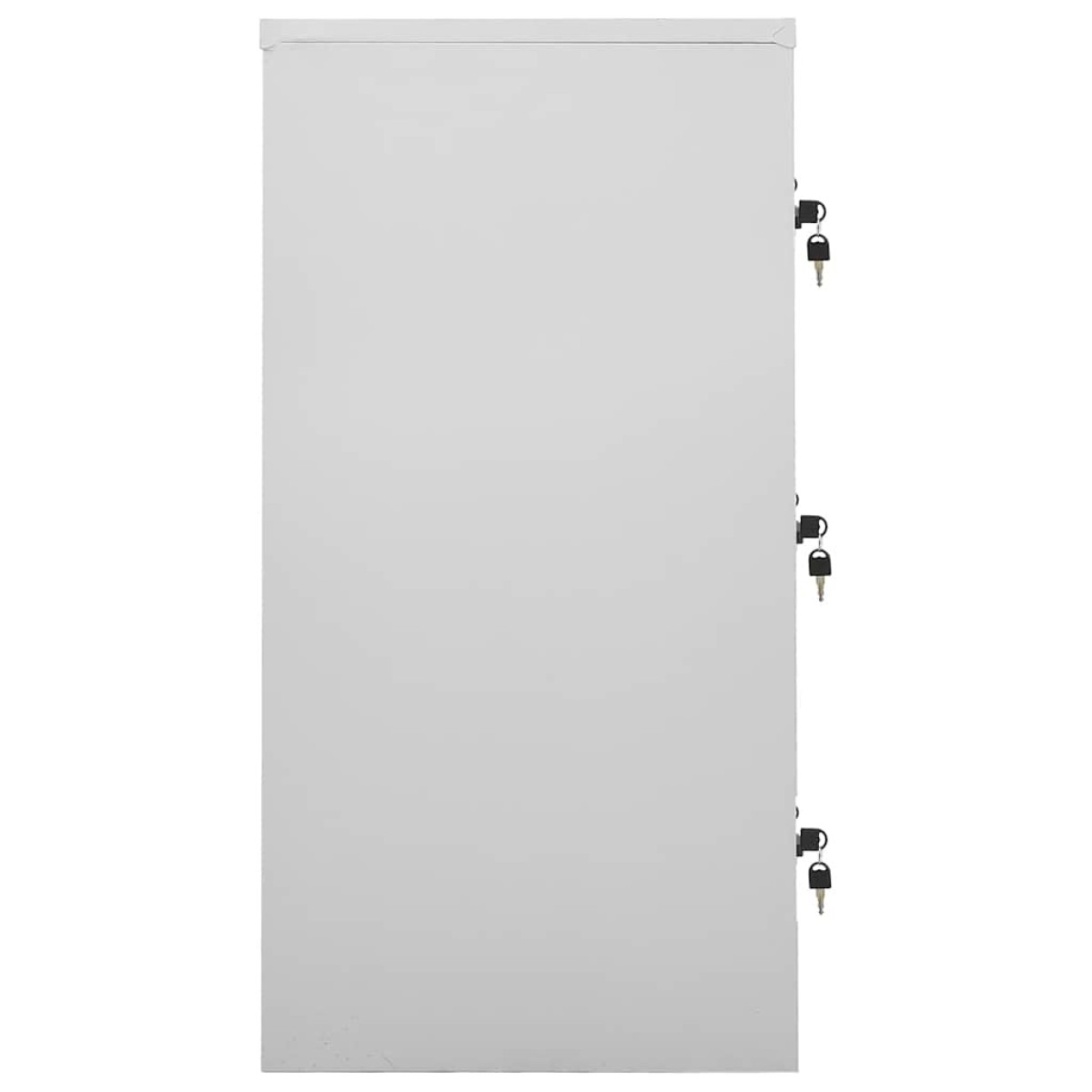 vidaXL Φοριαμός Ανοιχτό Γκρι / Πράσινο 90 x 45 x 92,5 εκ. Ατσάλινος