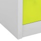 vidaXL Φοριαμός Ανοιχτό Γκρι / Πράσινο 90 x 45 x 92,5 εκ. Ατσάλινος