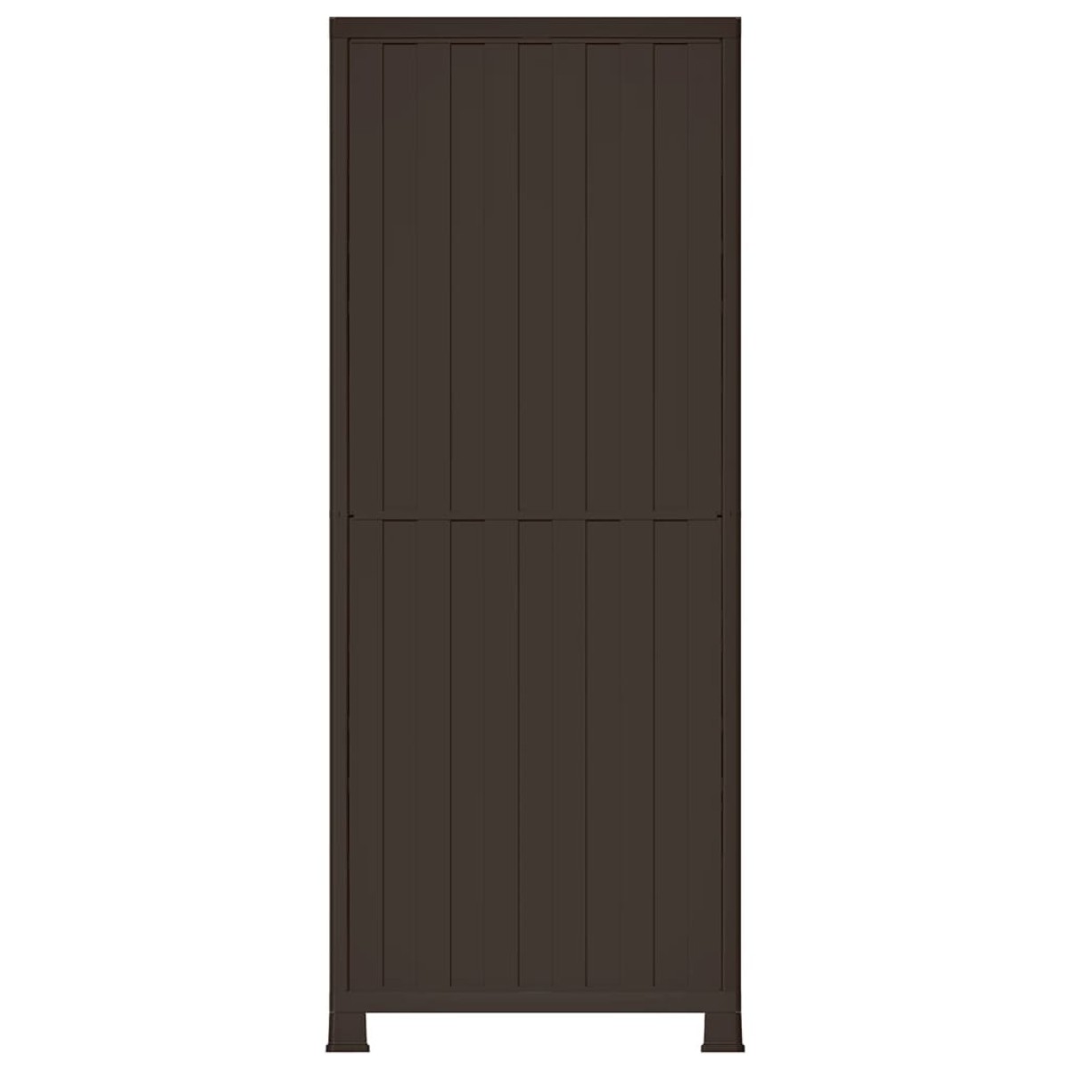 vidaXL Πλαστικό Ντουλάπι 68x39x171,5 εκ με Σχεδιασμό σε Στυλ Ρατάν