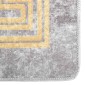 vidaXL Χαλί Πλενόμενο Αντιολισθητικό Γκρι 120 x 180 εκ.