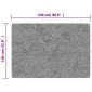 vidaXL Χαλί Πλενόμενο Αντιολισθητικό Γκρι 160 x 230 εκ.