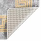 vidaXL Χαλί Πλενόμενο Αντιολισθητικό Γκρι 190 x 300 εκ.